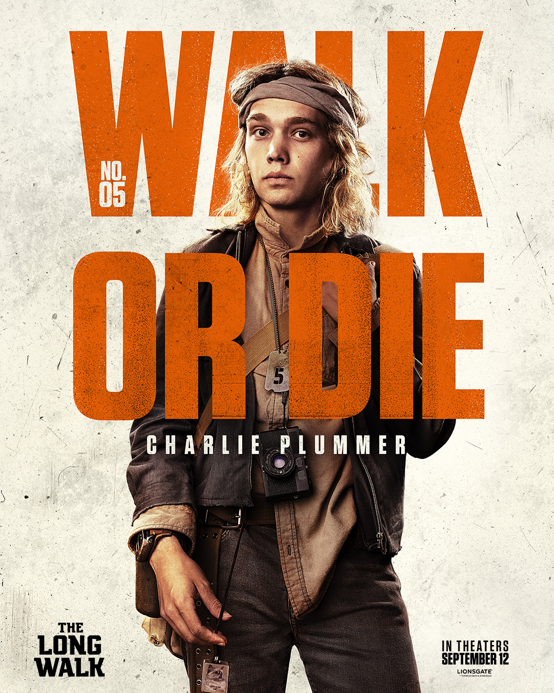 ary Barkovitch, #5 (Charlie Plummer): The self-appointed agitator of the group, Gary Barkovitch has a strategy to mercilessly taunt his co-competitors, while using his own camera to capture The Long Walk experience from the inside. But cracks start to appear in Barkovitch's aggressive front after he's targeted with his contempt and ridicule.