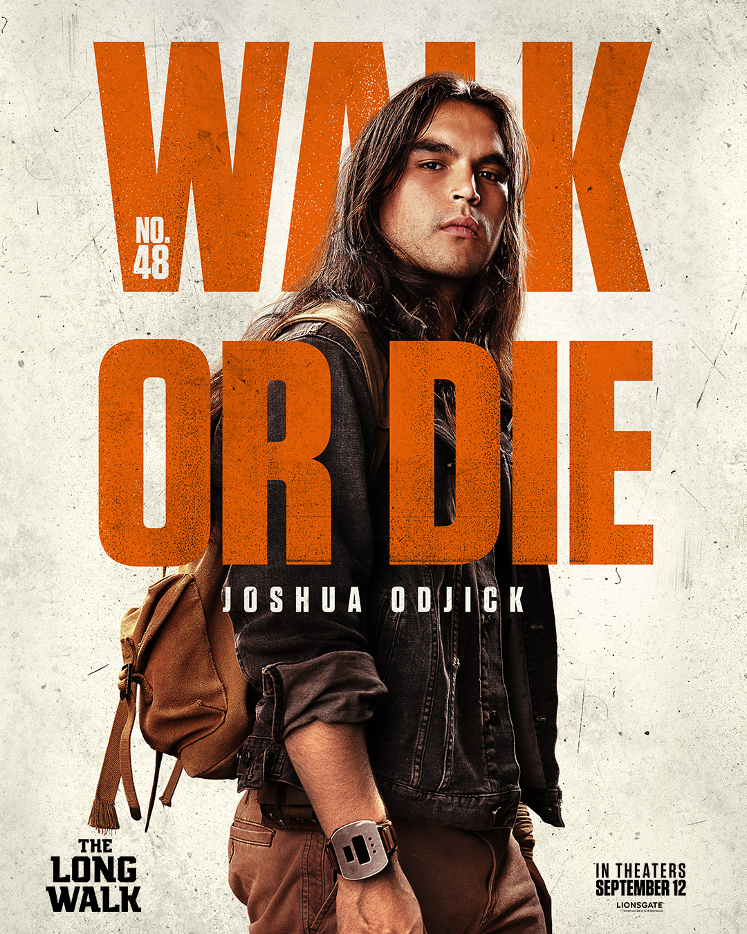 Collie Parker, #48 (Joshua Odjick): Parker, an Indigenous participant in the walk, exudes a tough exterior with those around him but deep down he's homesick and scared. As the miles pass and the tensions grow, he develops an increasingly antagonistic relationship with Gary Barkovitch.